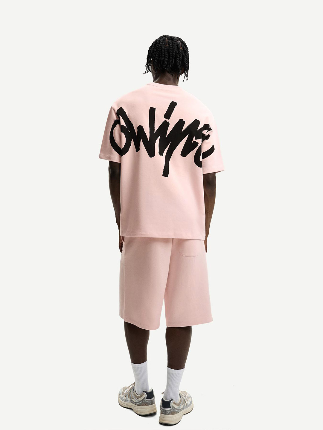 Bershka Printed Short Sleeve Plush Pure Cotton T-shirt