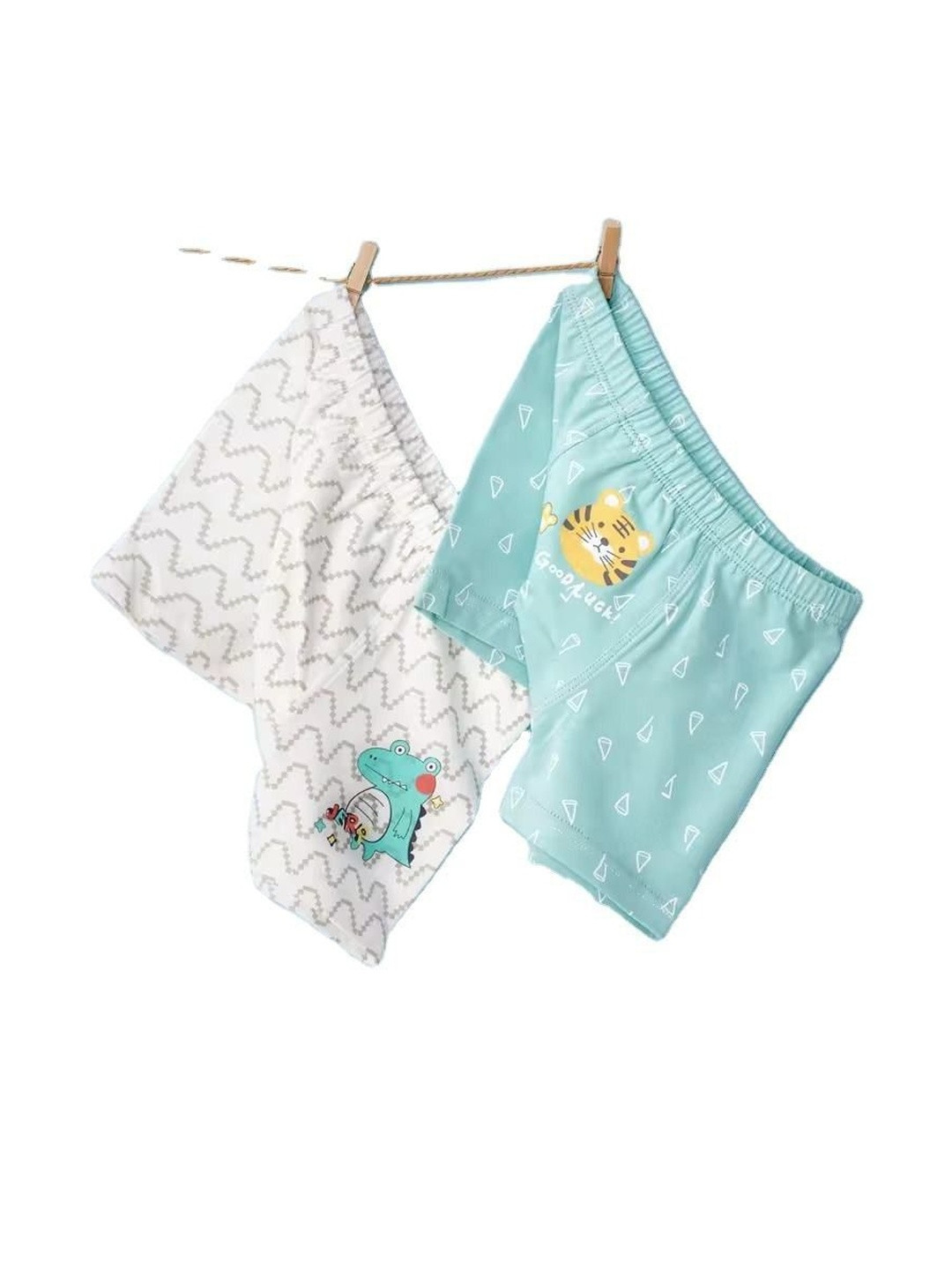ASJAR Boys Pack Of 3 Assorted Printed Cotton Boxer Briefs