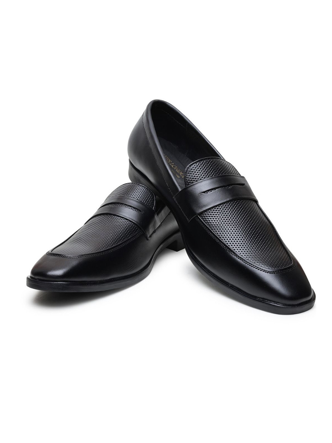 Hayes London Men Black Loafers Shoes