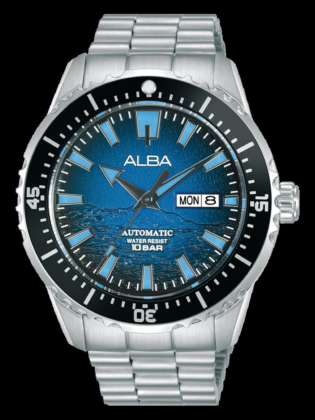 Alba Men Round Dial & Bracelet Style Straps Analogue Watch AL4741X1