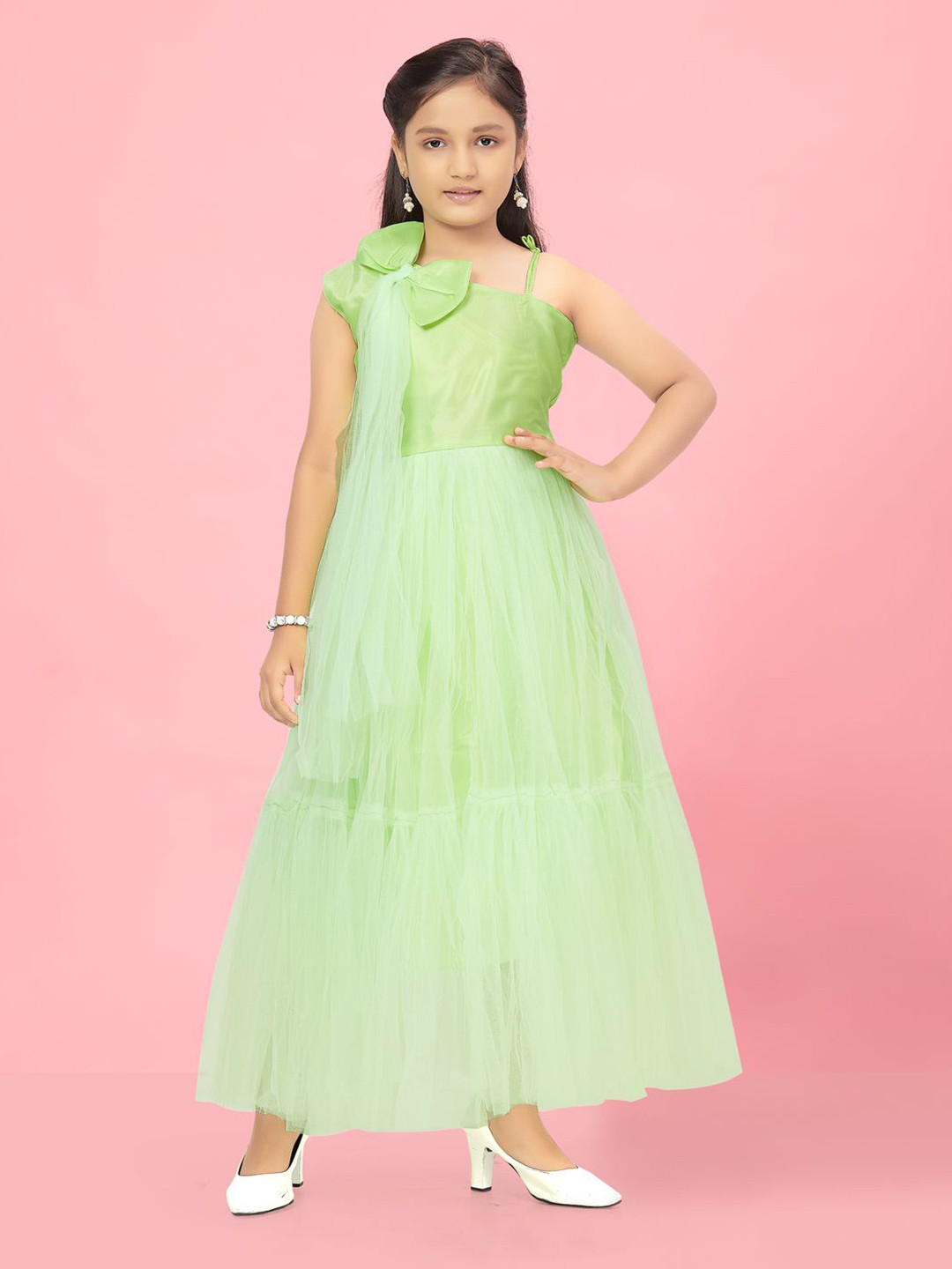 BAESD Girls Maxi Bow Dress