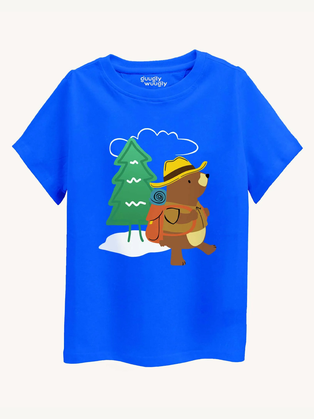 Guugly Wuugly Boys Icybear Super Soft Combed Compact Cotton T-shirt