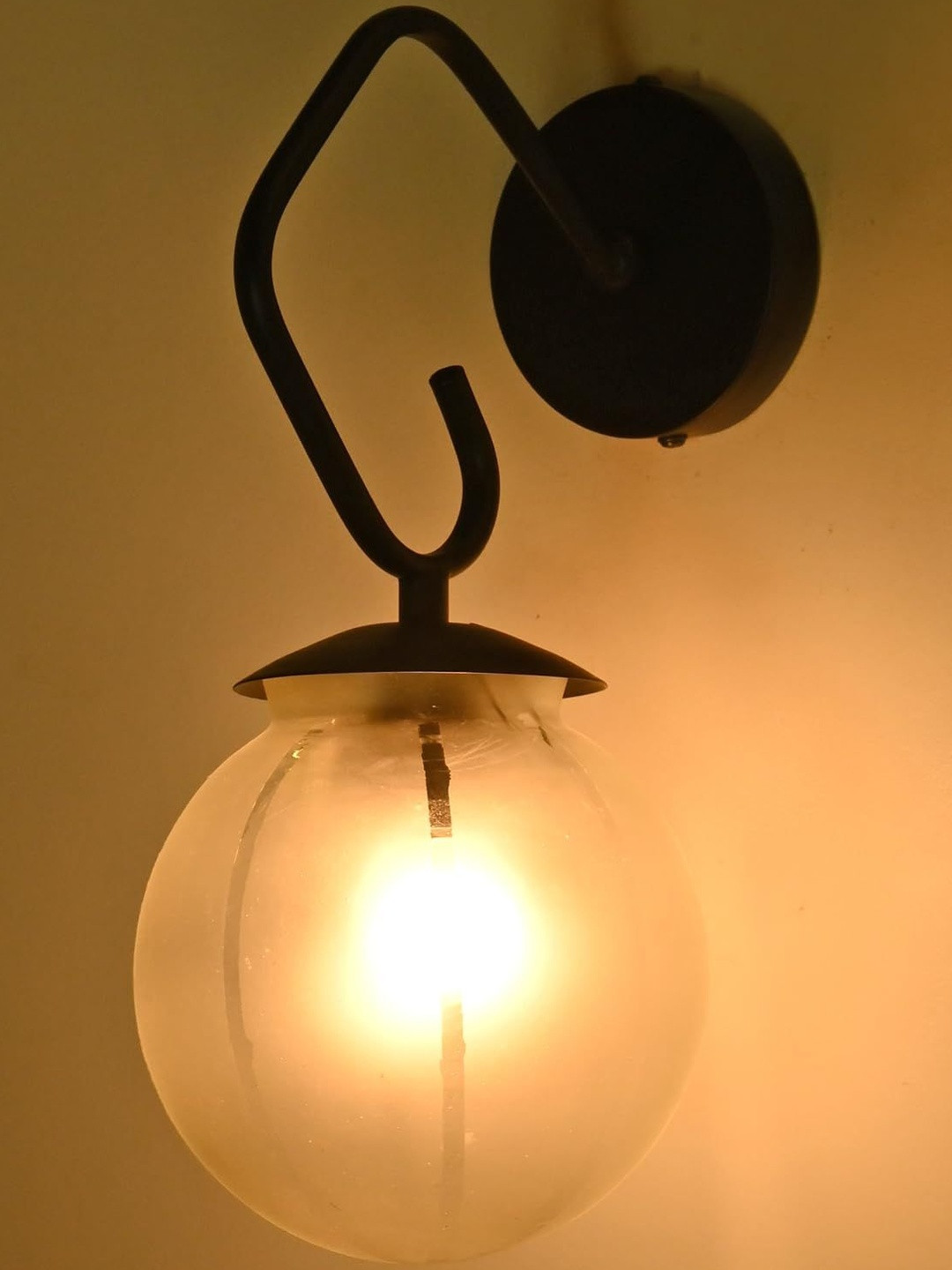 1ST TIME Glass Spherical Shaped Wall Lamp