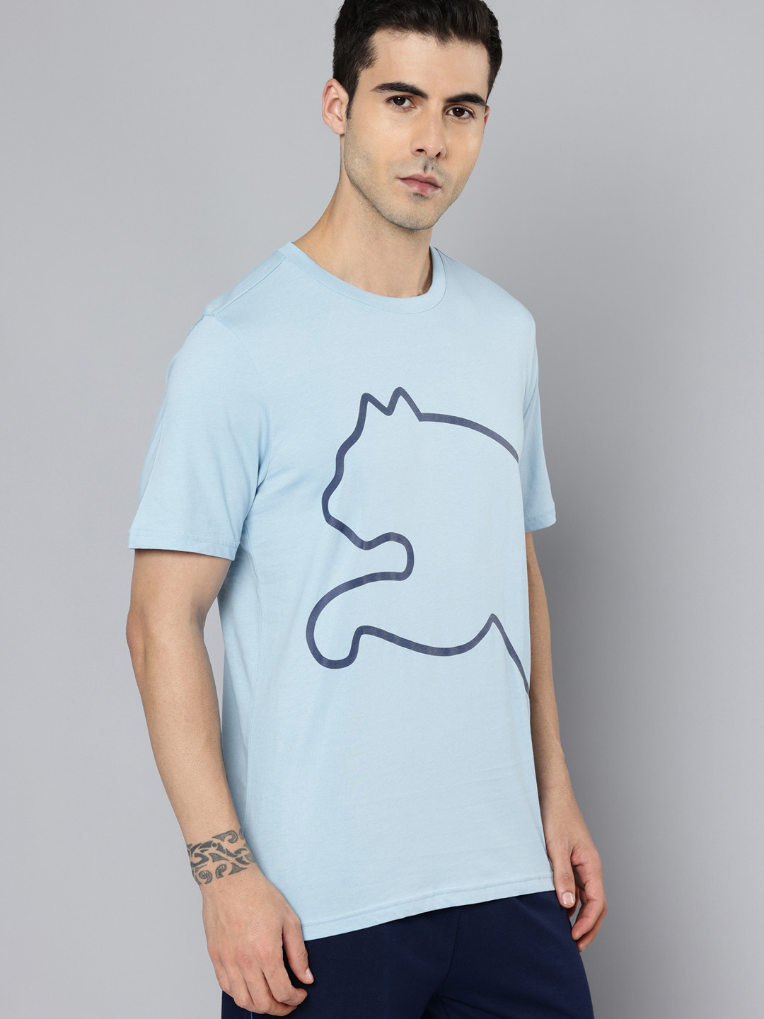 Puma Essential Brand Logo Printed Pure Cotton T-shirt