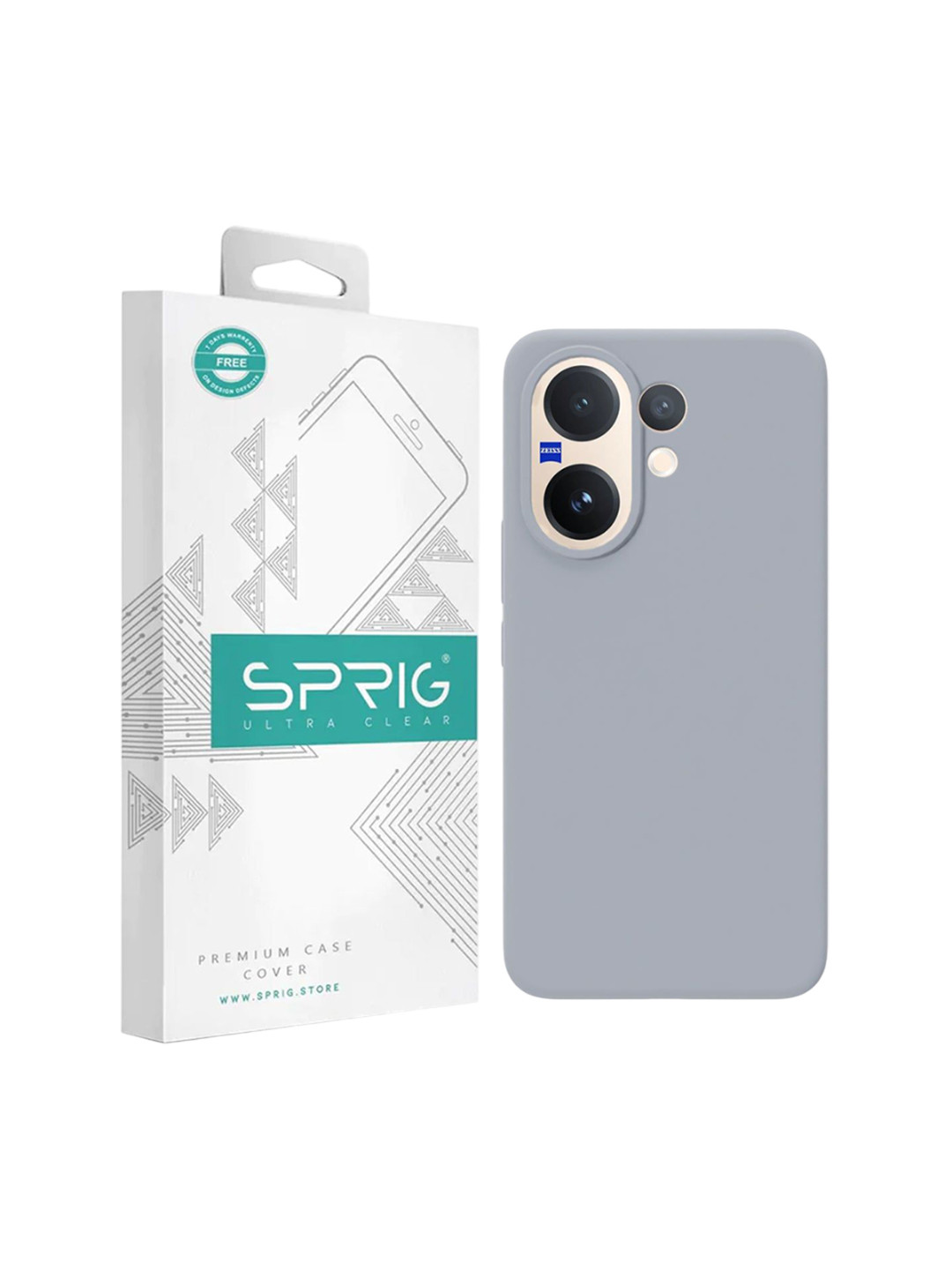 SPRIG Liquid Silicone Shock Proof vivo V60 Back Case