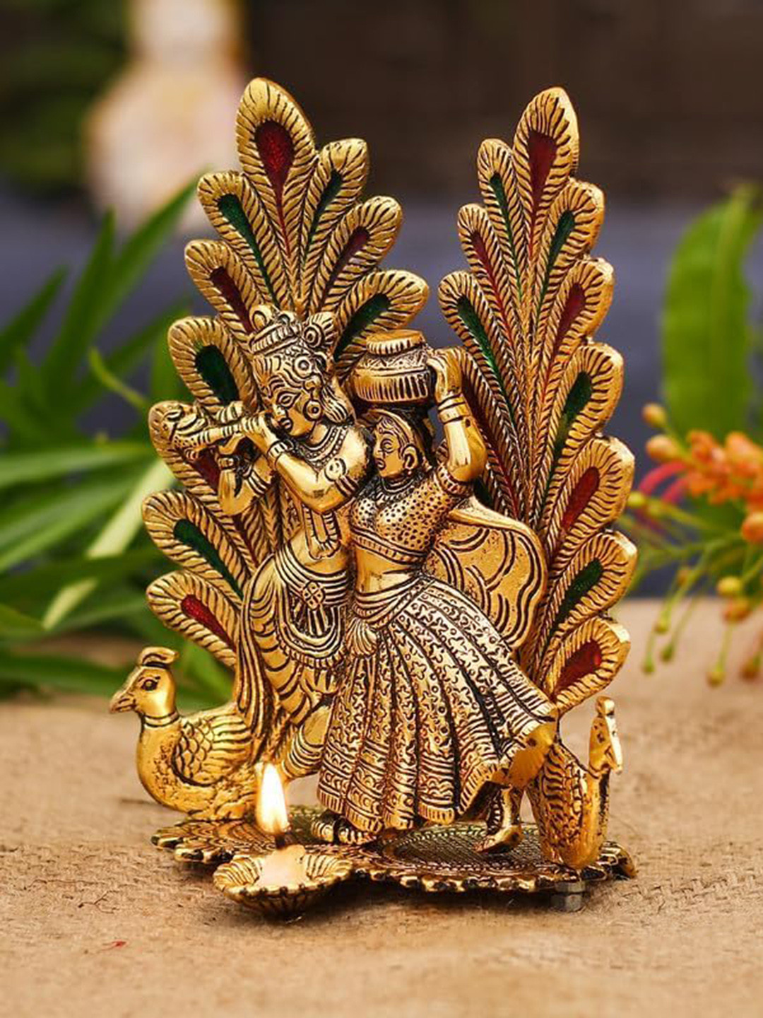 ELEVATE INDIA Gold-Toned Religious Idol Showpiece