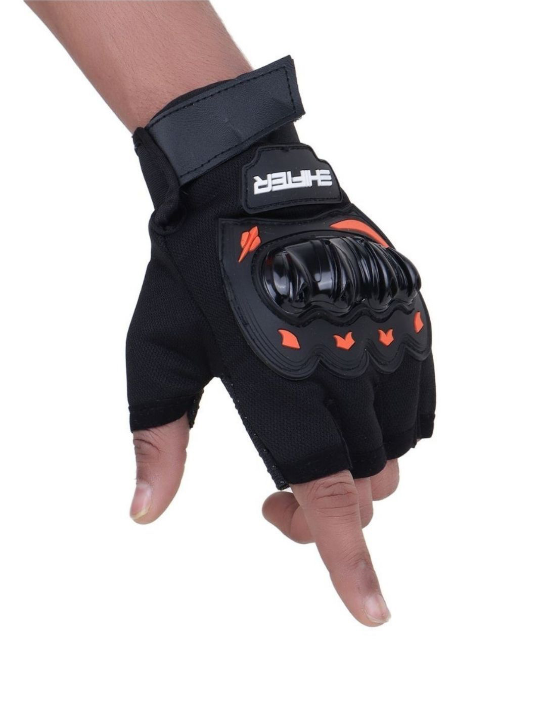 SHIFTER Unisex Patterned Fingerless Gloves