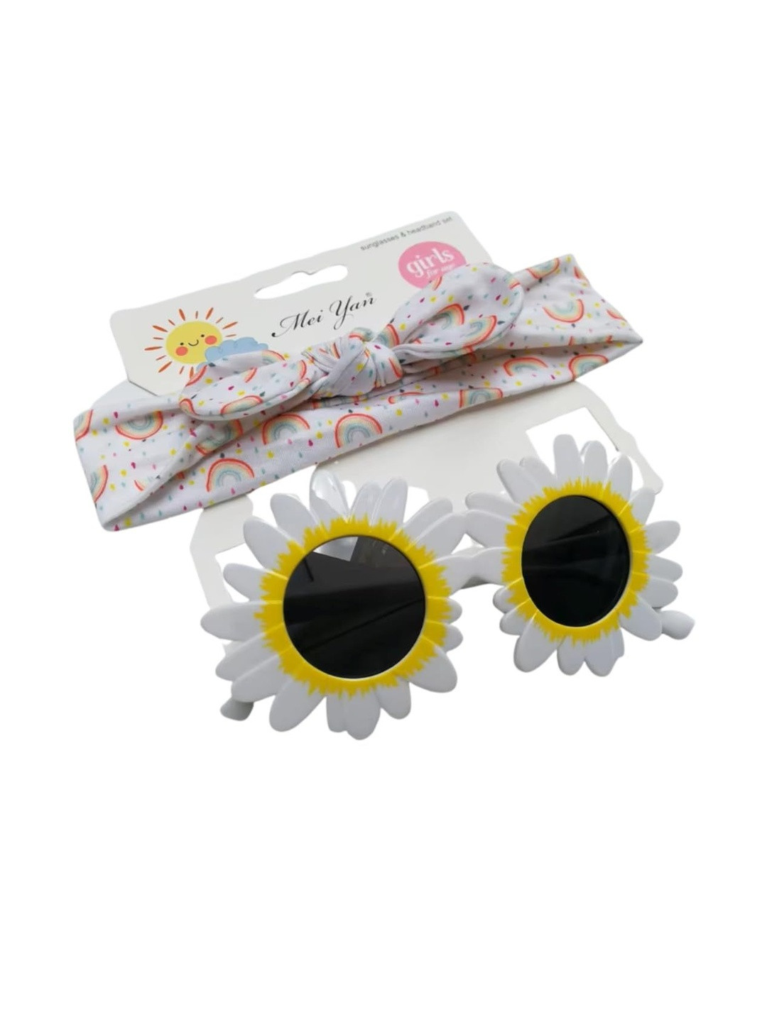 NESKA MODA Kids Sunflower Eyewear with Matching Headband