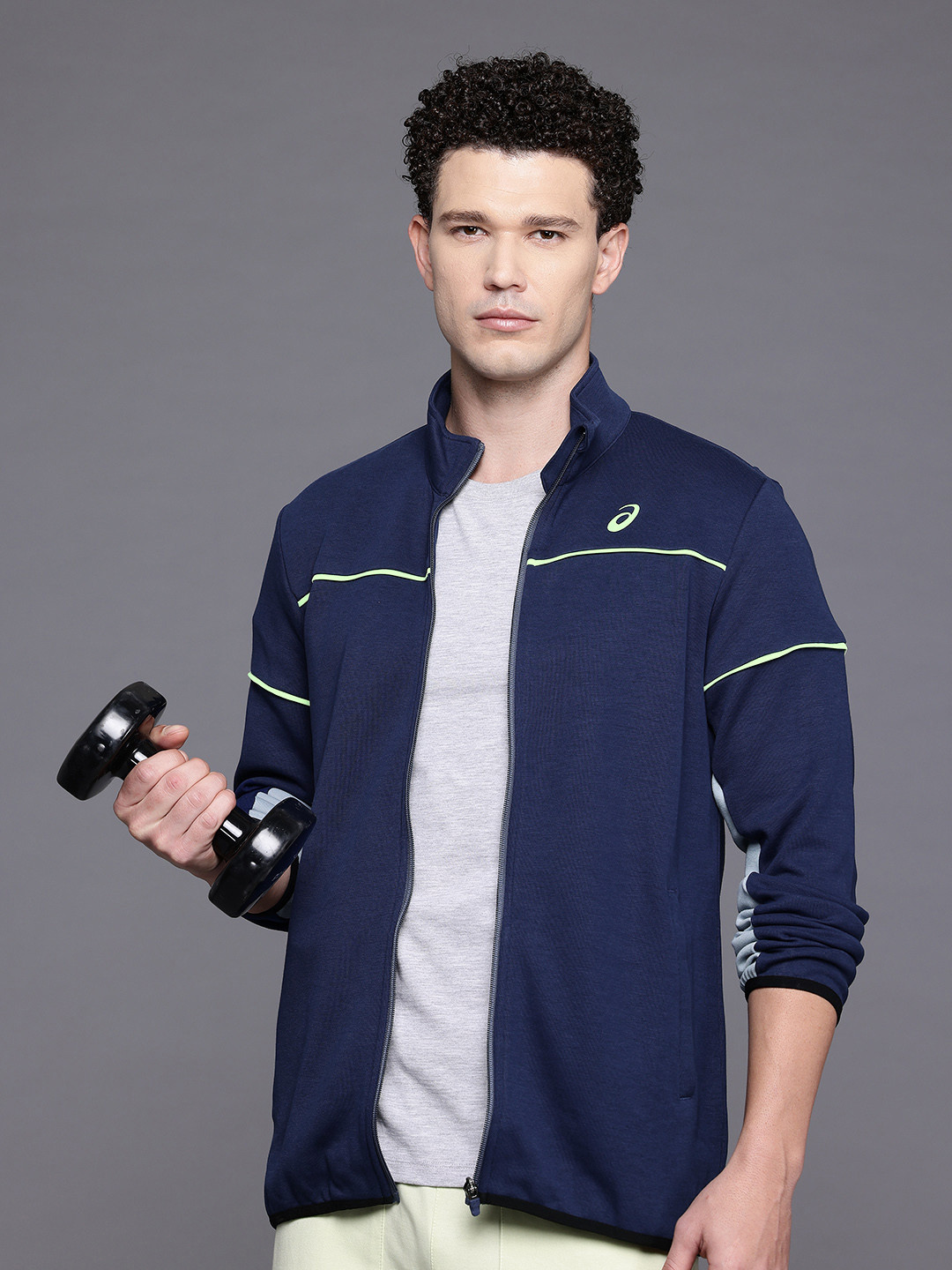 ASICS Contrast Piping Training Jacket