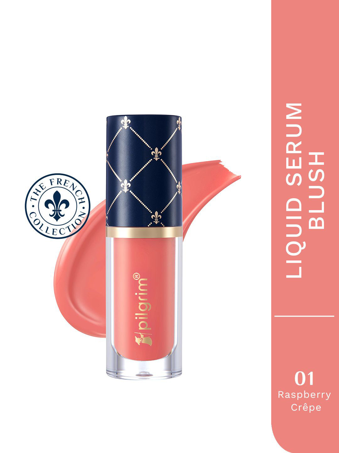 Pilgrim Rosy Delight Liquid Serum Blush- 5.5 g- Raspberry Crepe 01