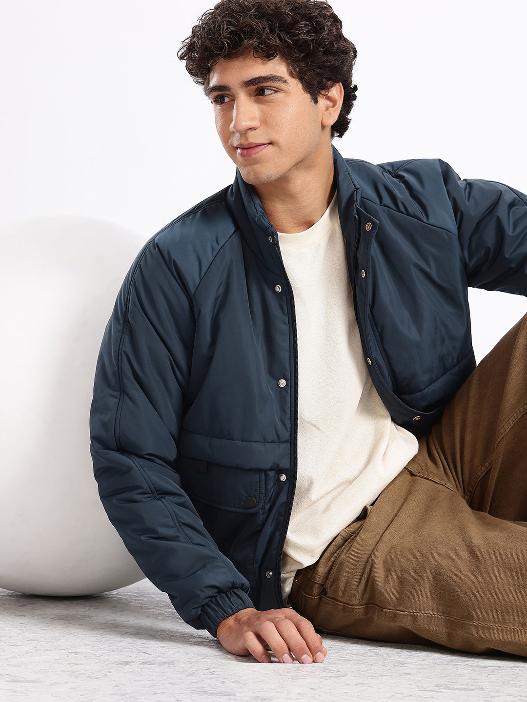 Aeropostale Stand Collar Puffer Jacket