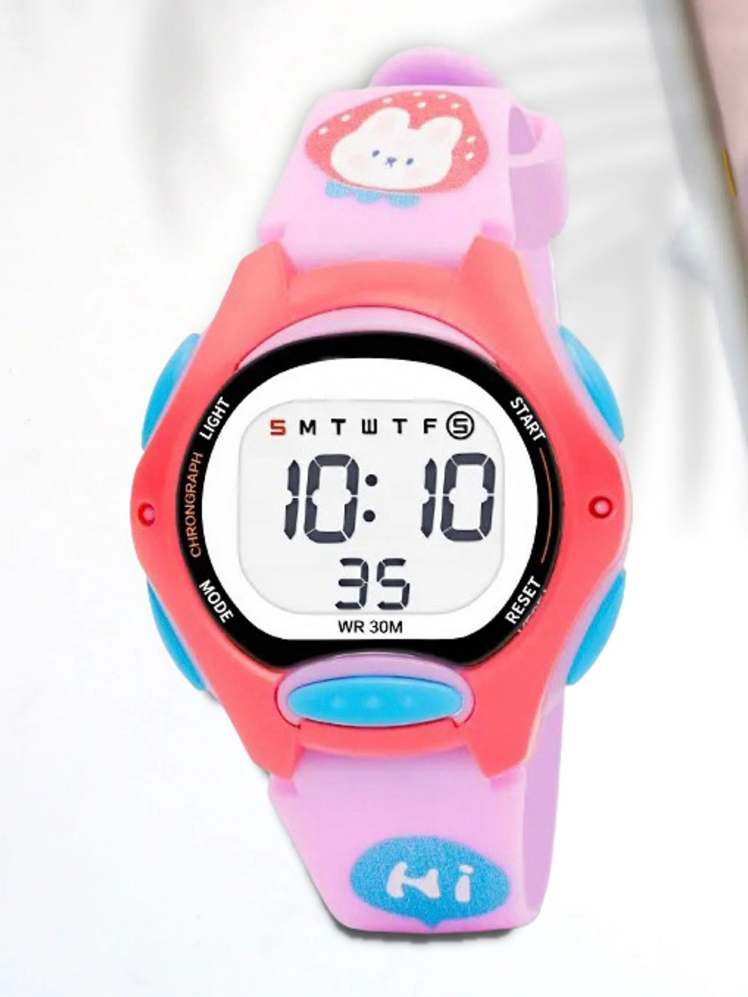 EWWE Kids Printed Dial & Straps Digital Watch 8207-Purple