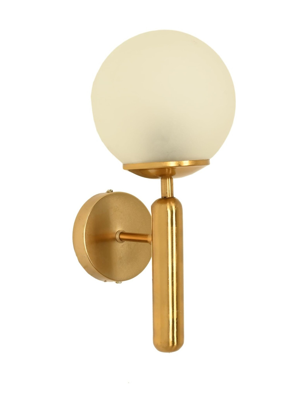 1ST TIME White Glass Spherical Shaped Wall Lamp