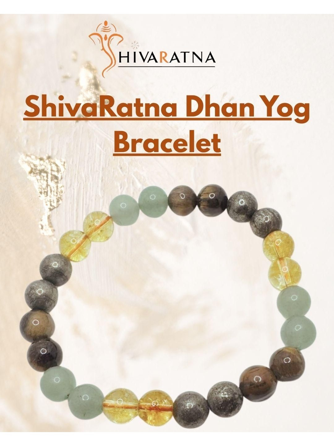 ShivaRatna Unisex Brass Multicolor Beaded Slip-On Bracelet