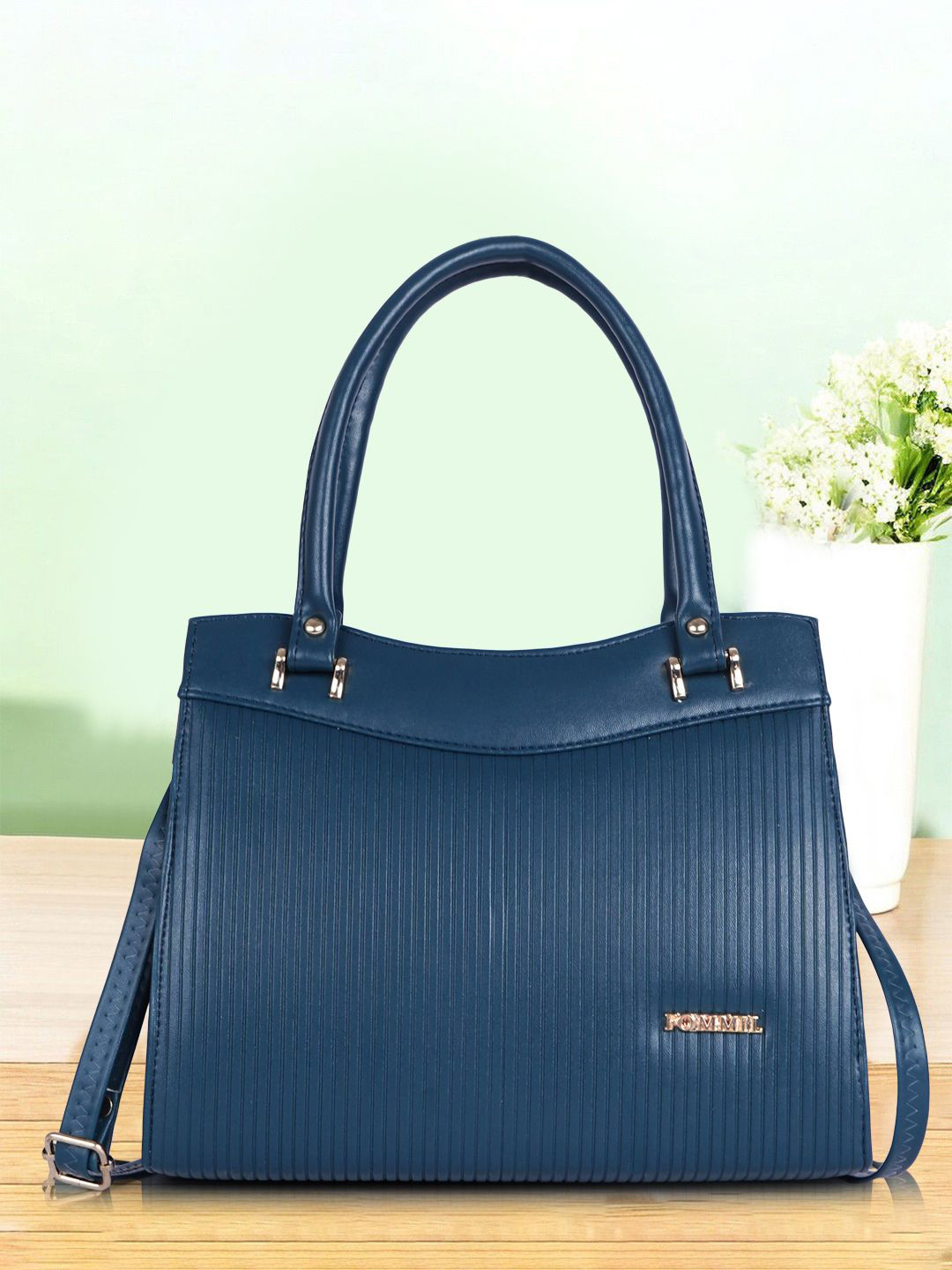 FOMMIL Synthetic Leather Satchel Crossbody Handbag With Fringed