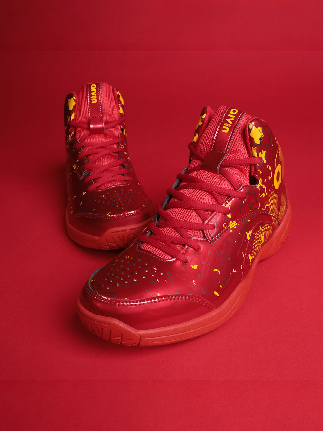 Aivin Unisex High-Top Basketball Non-Marking Shoes