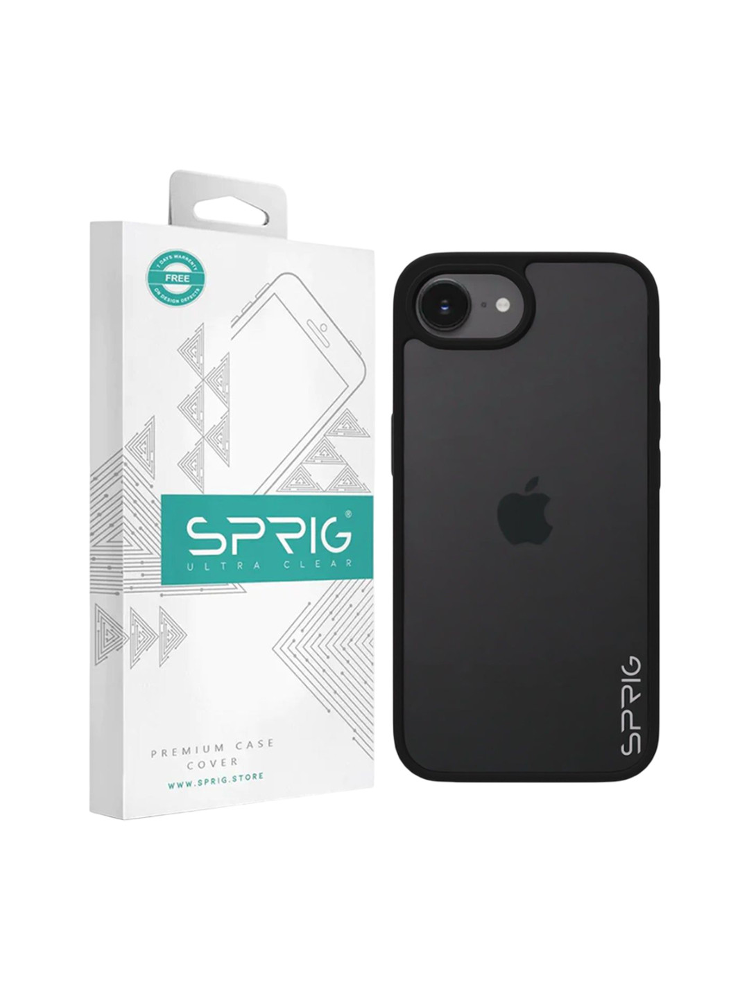 SPRIG Impact Resistant Shock Proof iPhone 16e Back Case