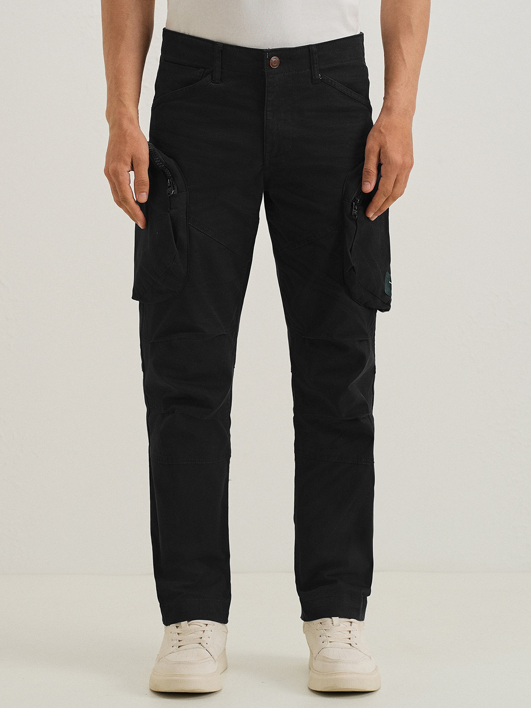 Banana Club Men Zipper Cargo Trousers