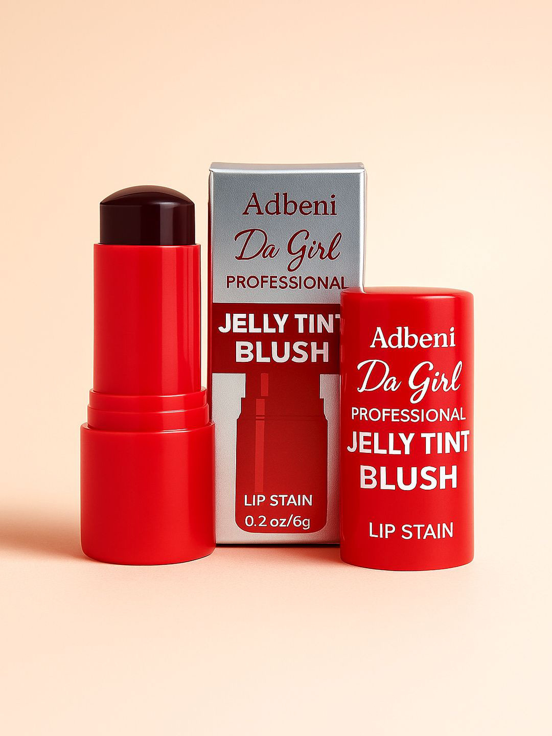 Adbeni Professional Jelly Lip & Cheek Tint - 6 g - Red