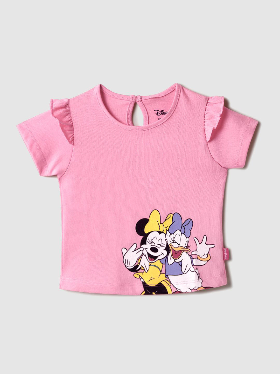 Nauti Nati Girls Minnie & Daisy Printed Short Sleeves Cotton T-shirt