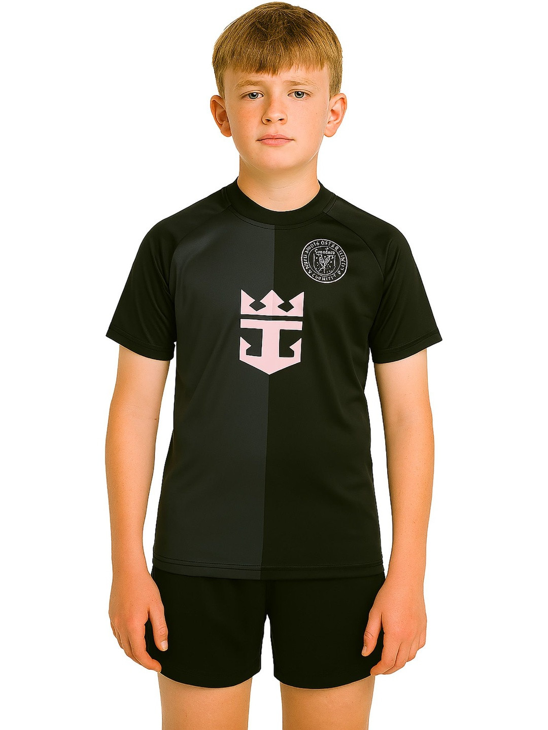 dostitch Boys Typography Printed Messi Inter Miami Away Jersey Dri-FIT T-shirt