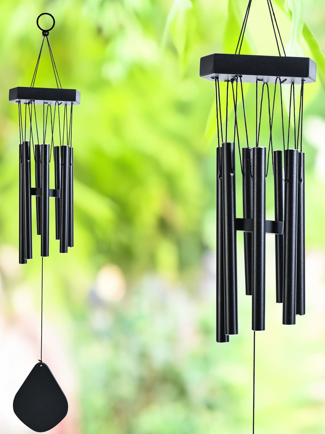 HINDCRAFT Black Balcony Wind Chimes