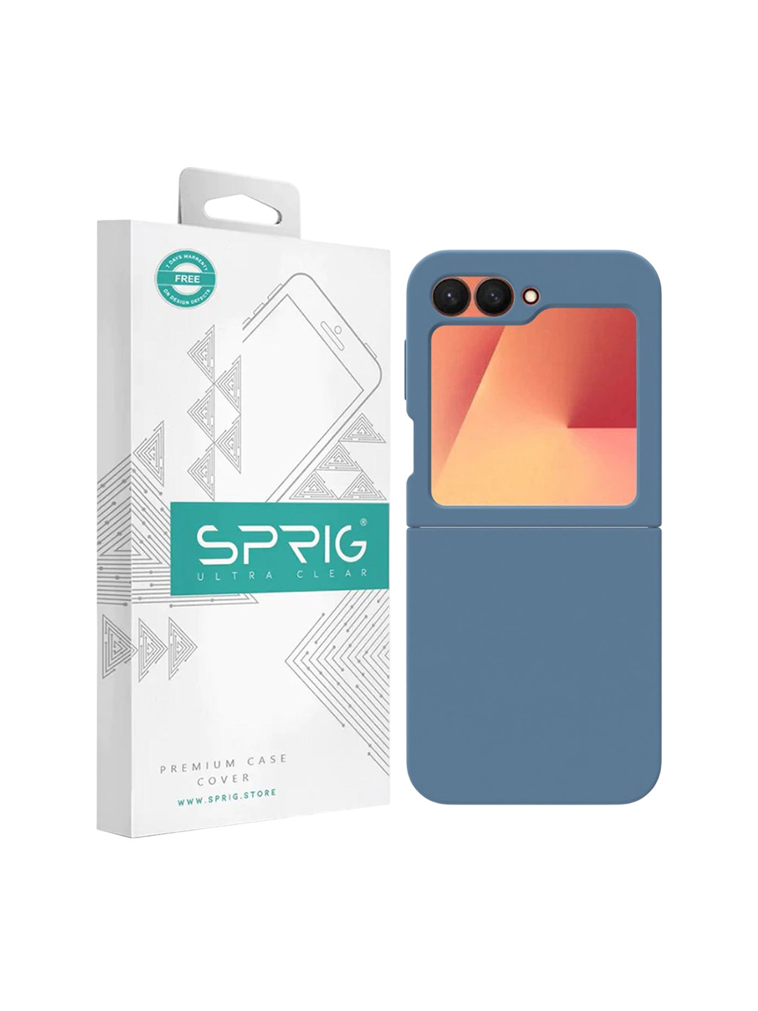 SPRIG Samsung Z Flip 7 FE Impact Resistant Back Case Mobile Accessories
