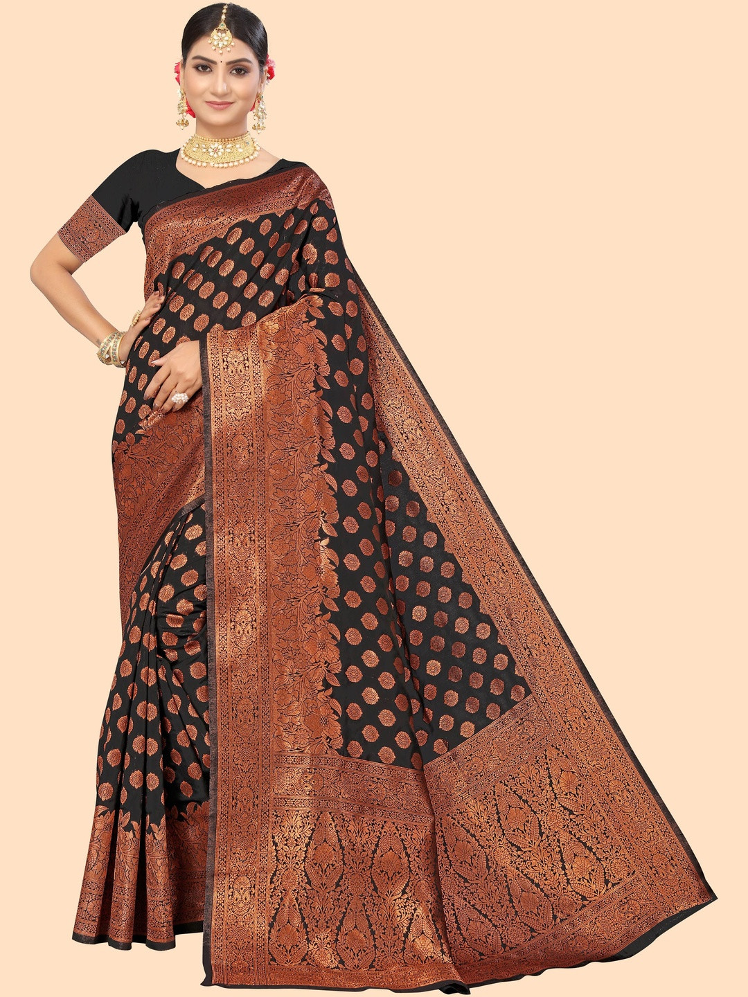 Suha Woven Design Art Silk Heavy Work Banarasi Saree