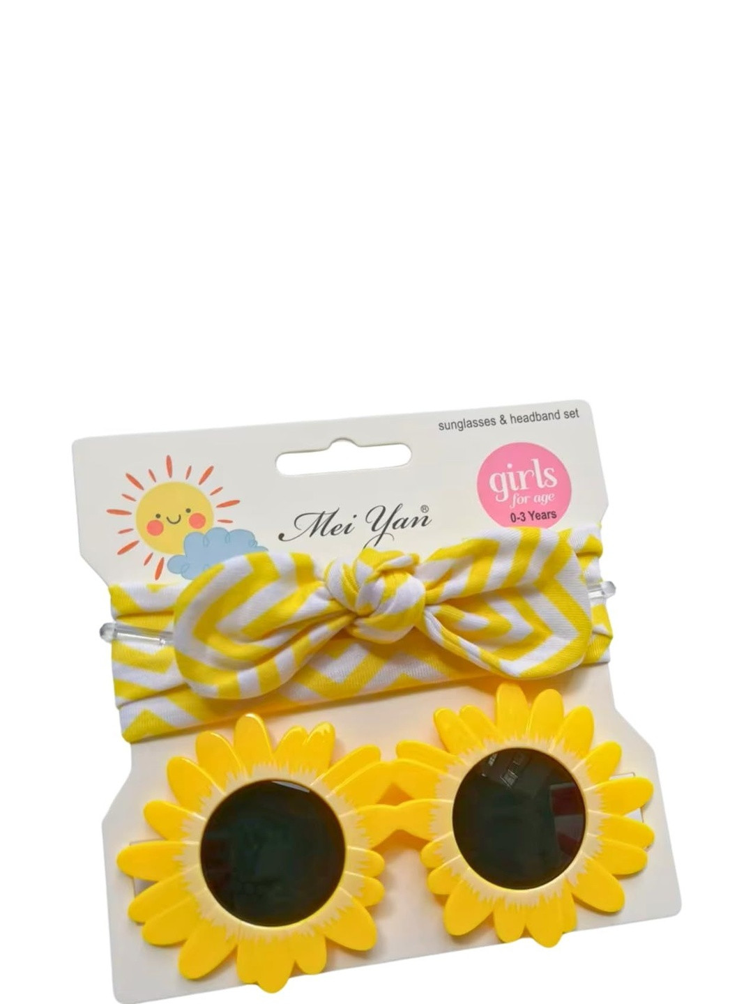 NESKA MODA Kids Sunflower Eyewear with Matching Headband