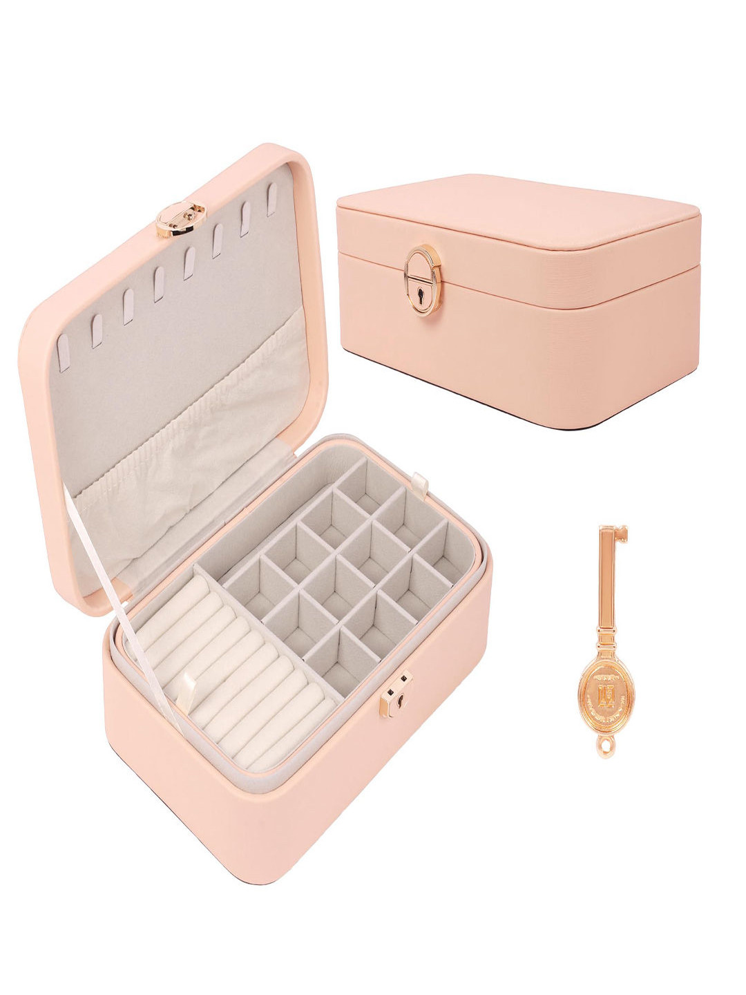 KriShyam Pink Wardrobe Jewellery Organiser