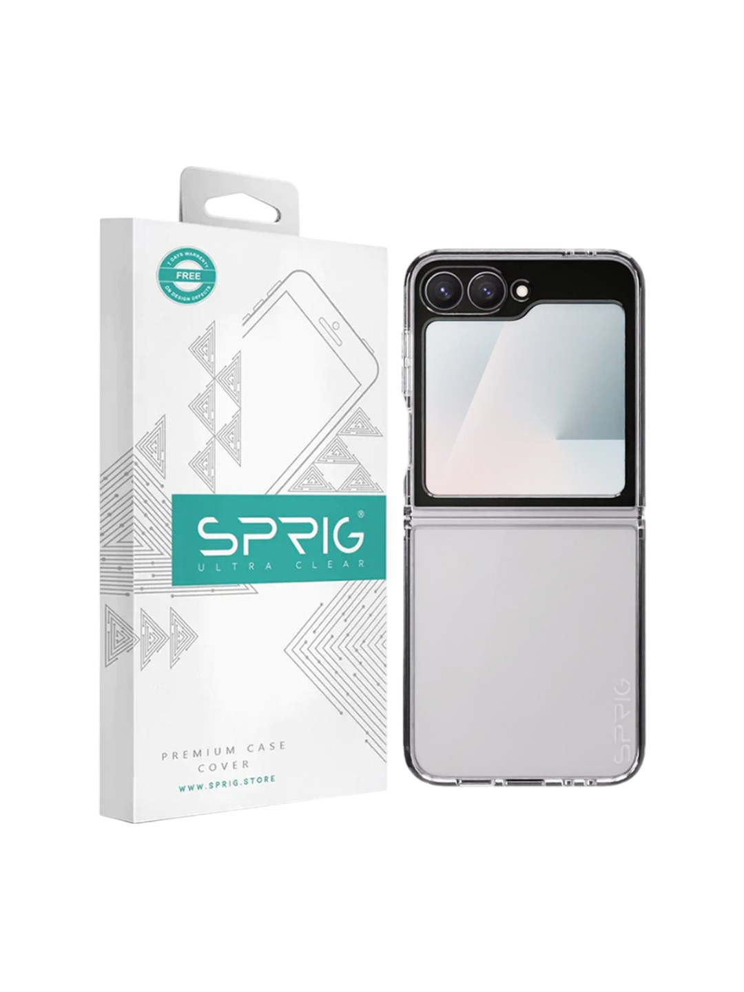 SPRIG Samsung Z Flip 7 FE Impact Resistant Back Case Mobile Accessories