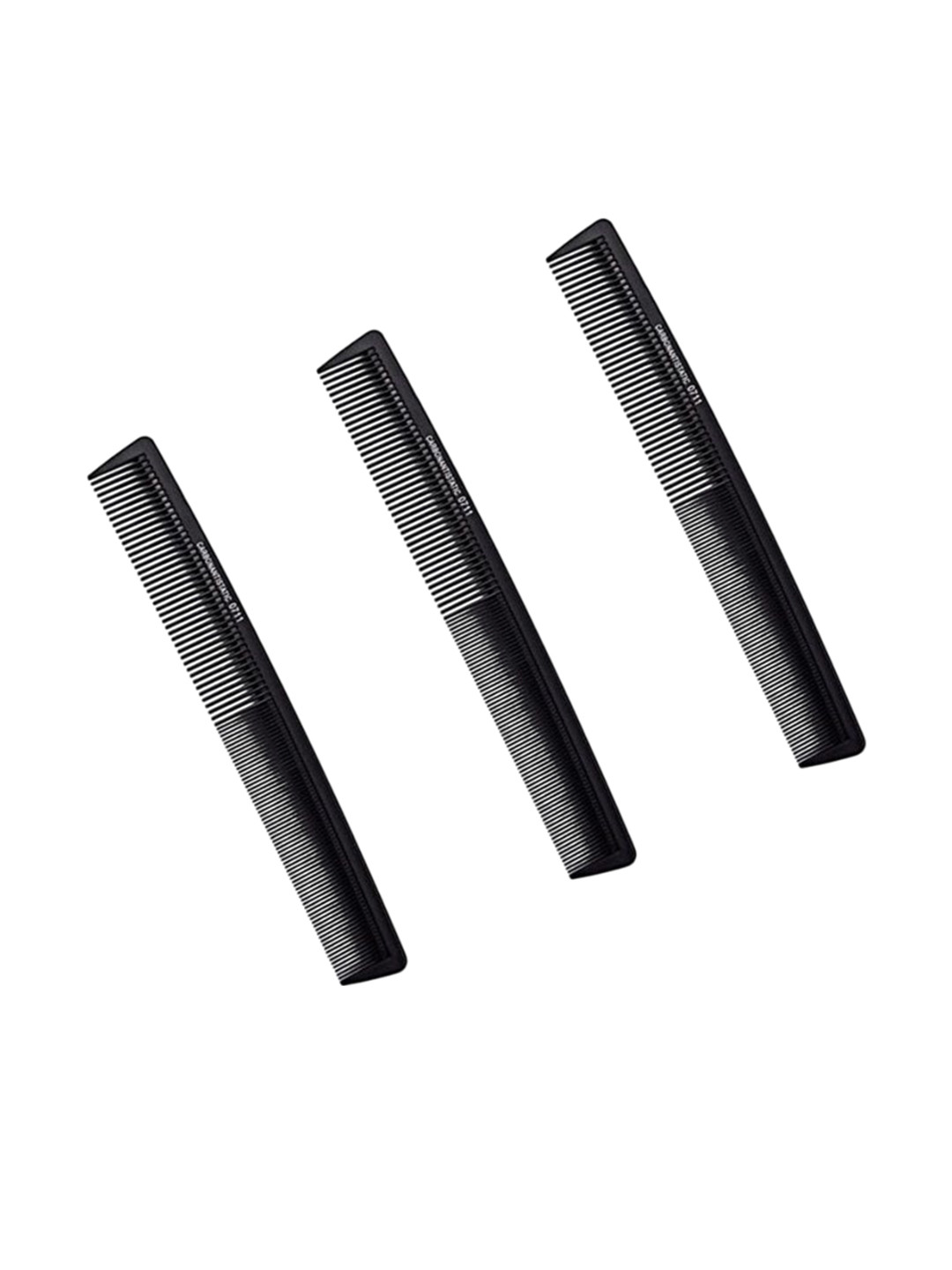 Adhvik Set Of 3 Fine Tooth Comb For Hair Styling