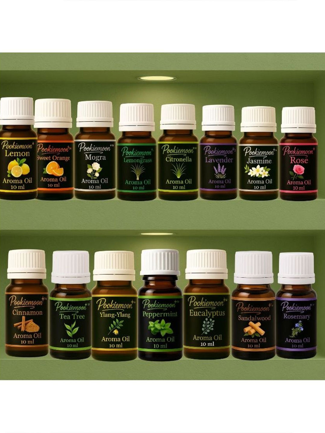 Pookiemoon 10ML 15 Pcs Essential Aroma Oils