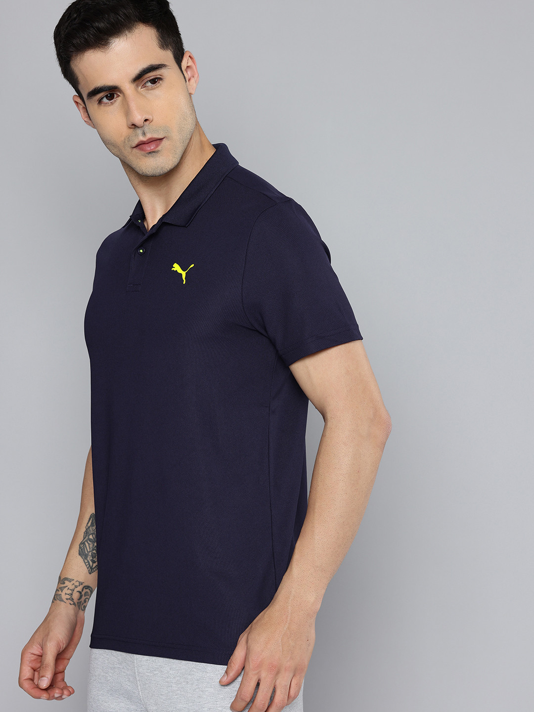 Puma TRAIN ALL DAY Essentials Slim Fit dryCELL Polo Sports T-shirt