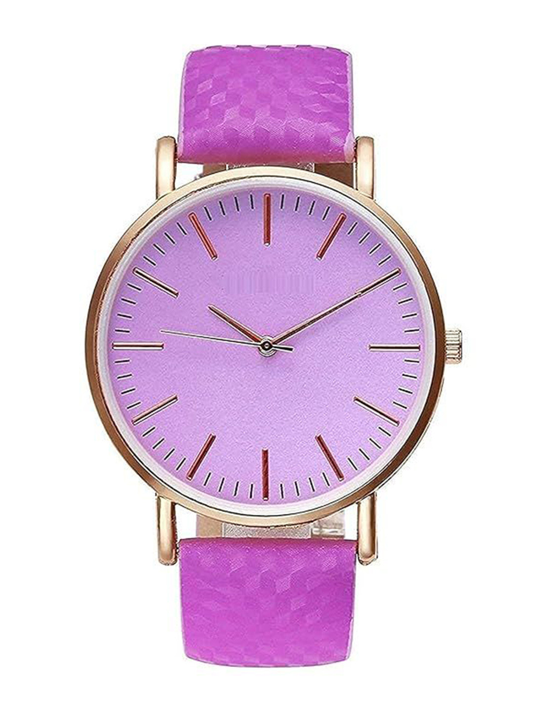 FROZIL Girls Dial & Leather Textured Straps Analogue Watch Color Change