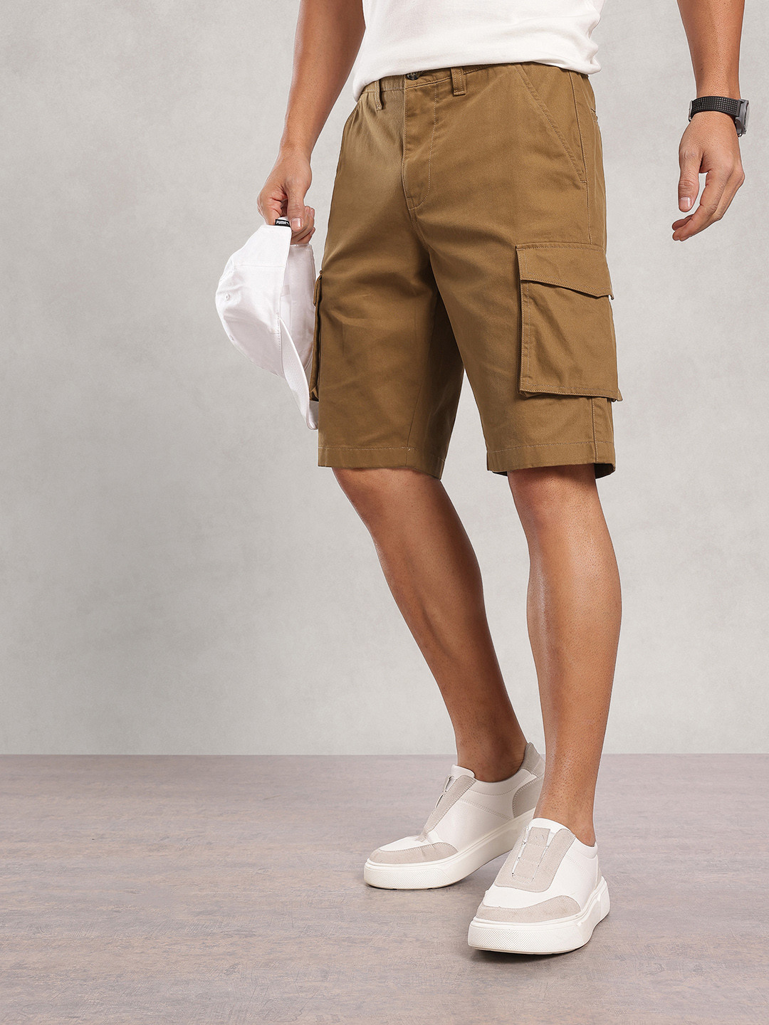 Nautica Men's Comfort Core Cotton Cargo Shorts