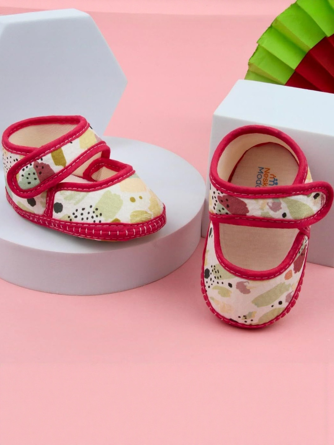 NESKA MODA Girls Printed Super Soft & Lightweight Cotton Booties