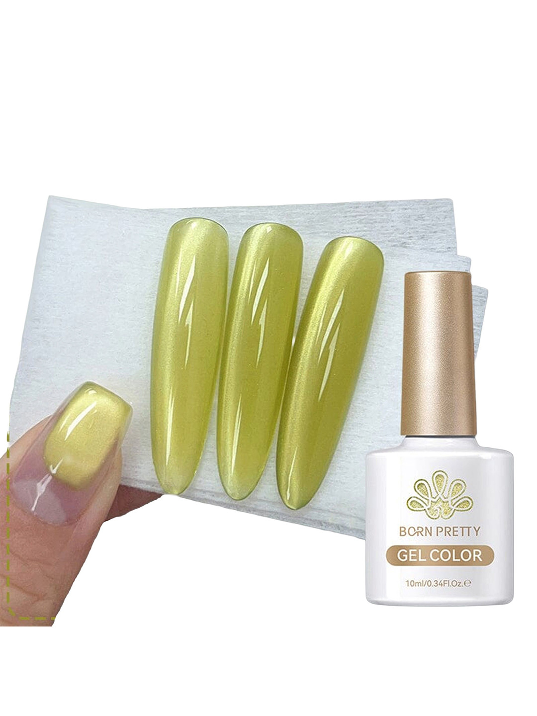 BORN PRETTY Glass Cat Magnetic Gel Polish - 10 ml - Freedom Land - MY53