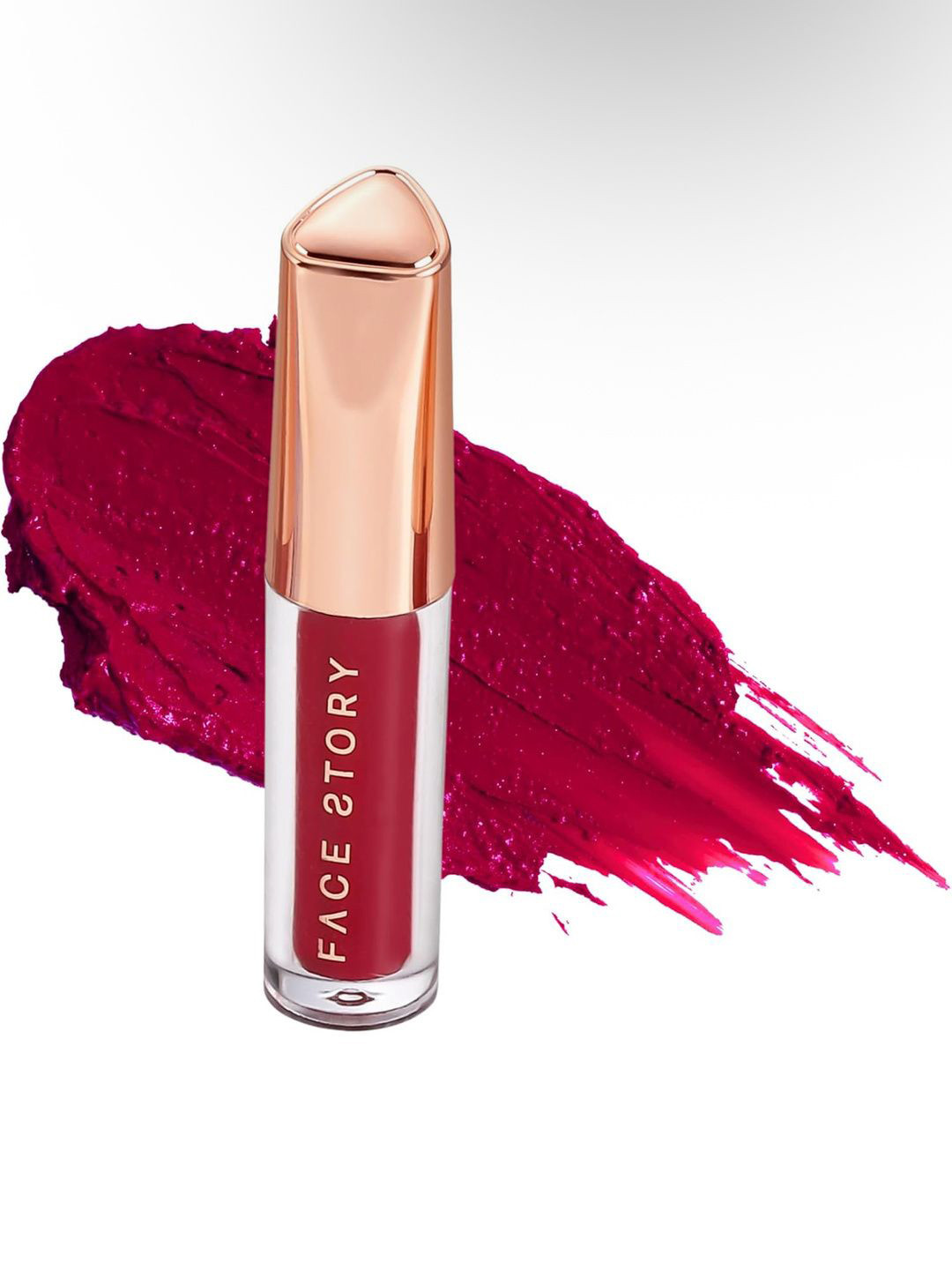 FACESTORY Waterproof Liquid Lipstick With Jojoba Oil- 2.5 ml- Wise Wine