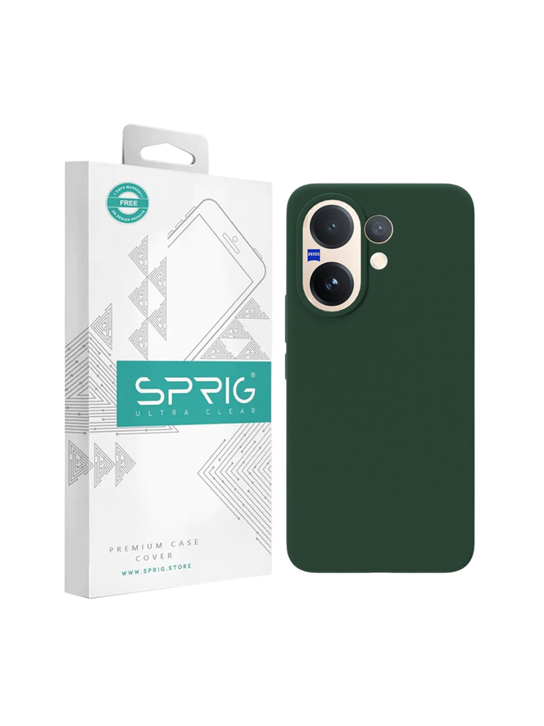 SPRIG Liquid Silicone Vivo V60 Back Case