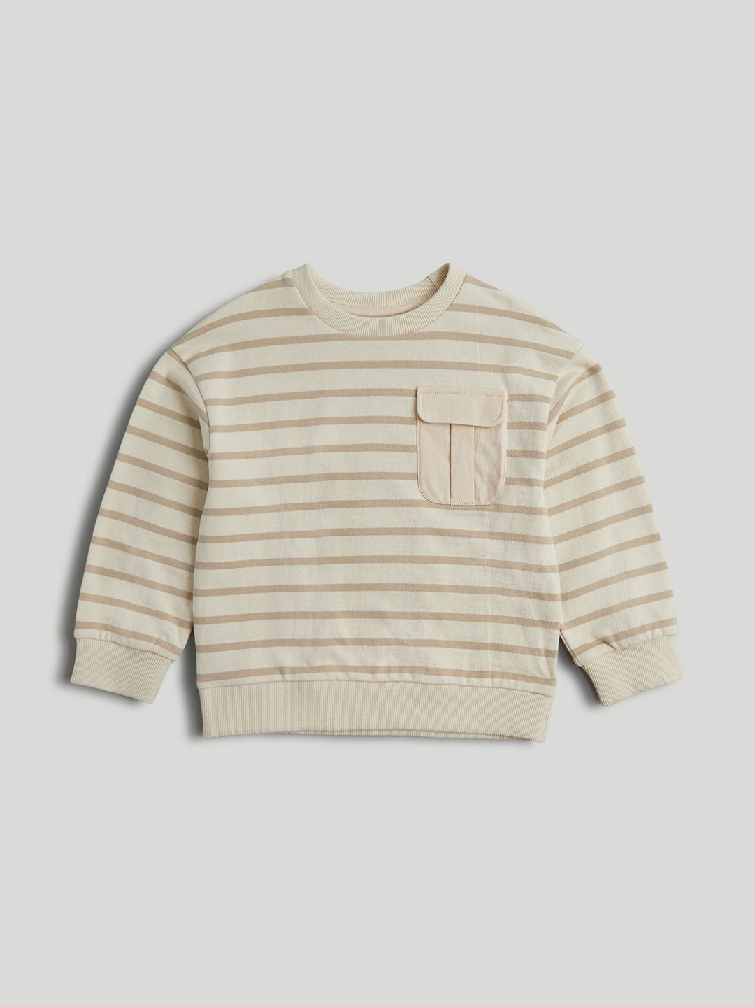 mothercare Boys Striped Full Sleeve Sweatshirt
