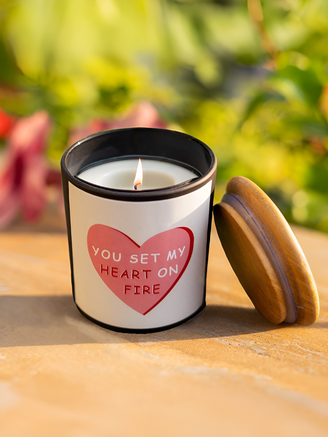 The Zappy Box Brown & Pink 1 pieces Jar Candle