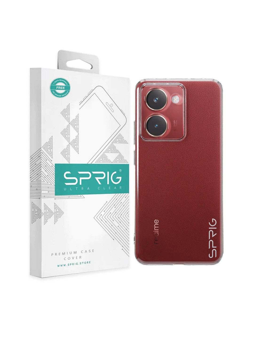SPRIG Impact Resistant Shock Proof Realme P3 Ultra 5G Back Case