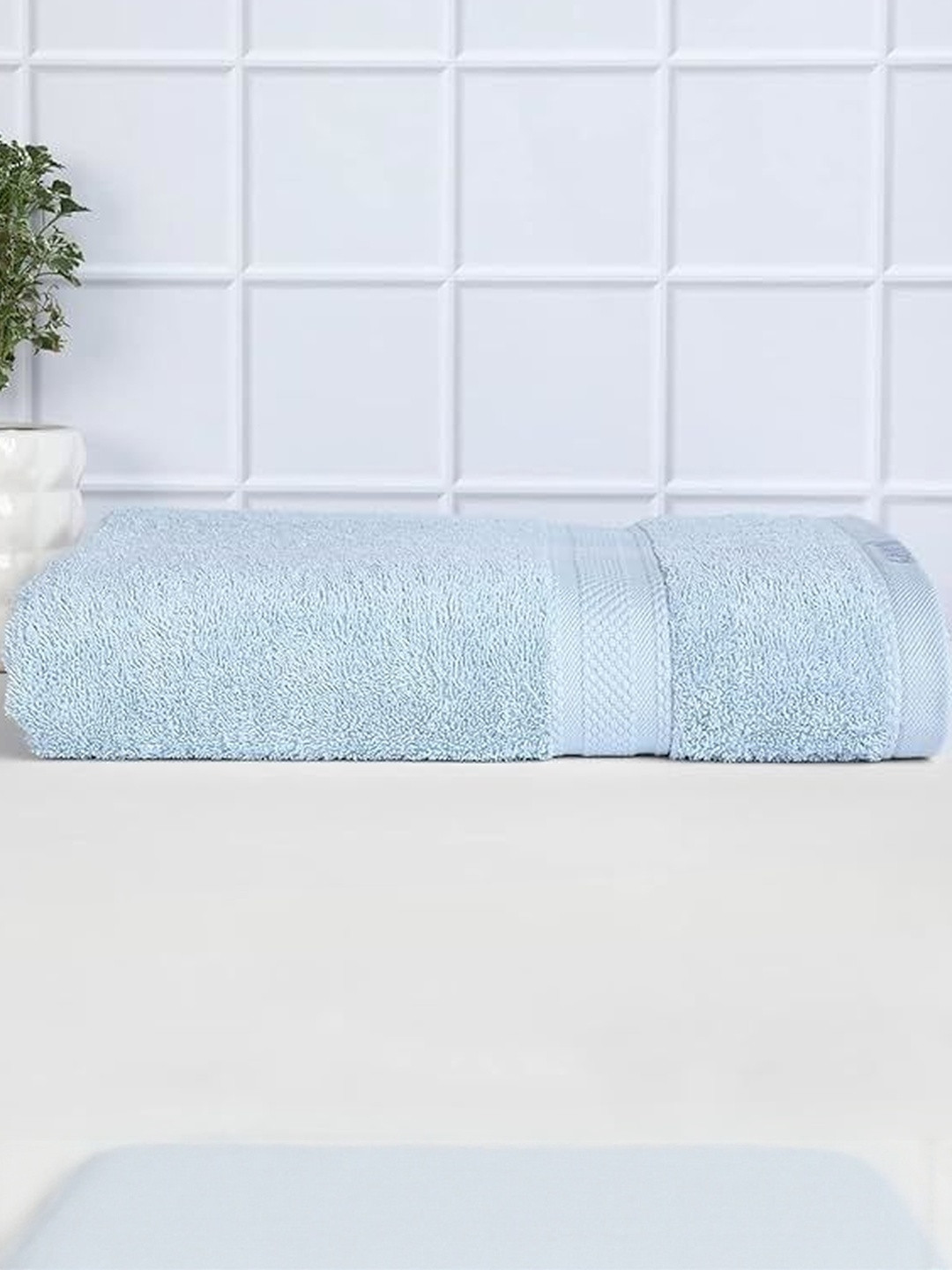 Signature Blue 1 Cotton 350 GSM Bath Towel