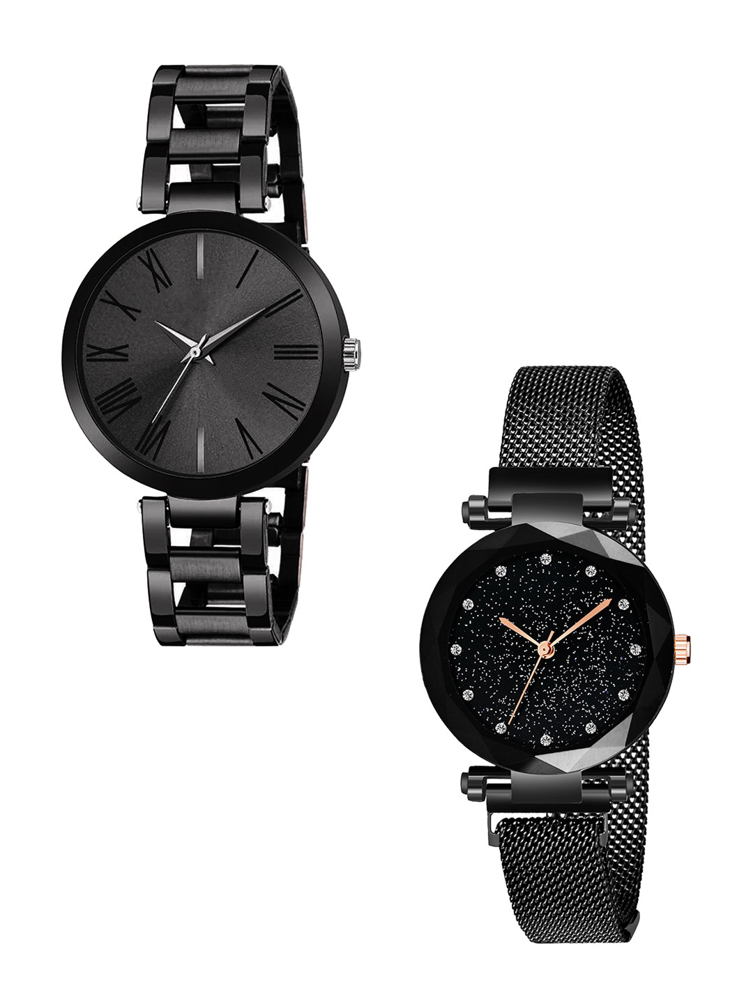 FROZIL Women Pack Of 2 Dial & Bracelet Style Straps Analogue Watch TNR-B-B12