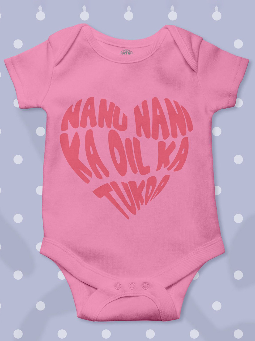 THE PRINT PLATTER Infants Printed Cotton Rompers