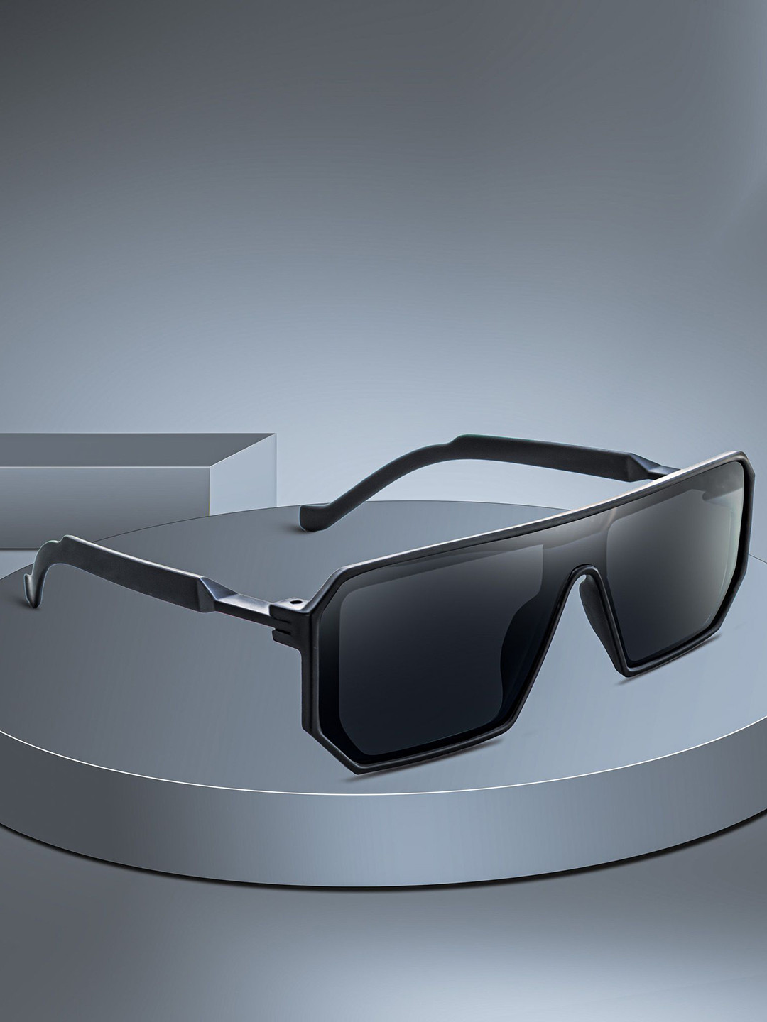 Jiebo Unisex Square Sunglasses with UV Protected Lens UPON-R112