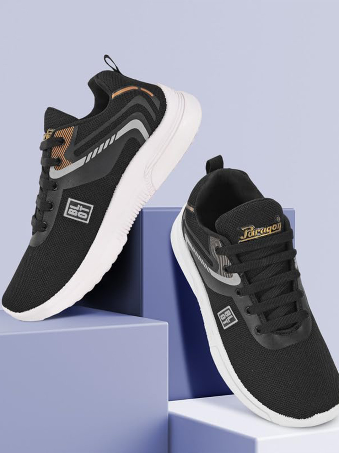 Paragon Men Blot Mesh Walking Shoes