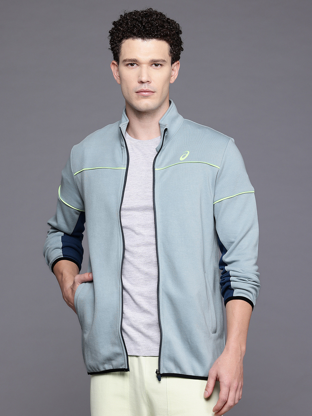 ASICS Contrast Piping Training Jacket
