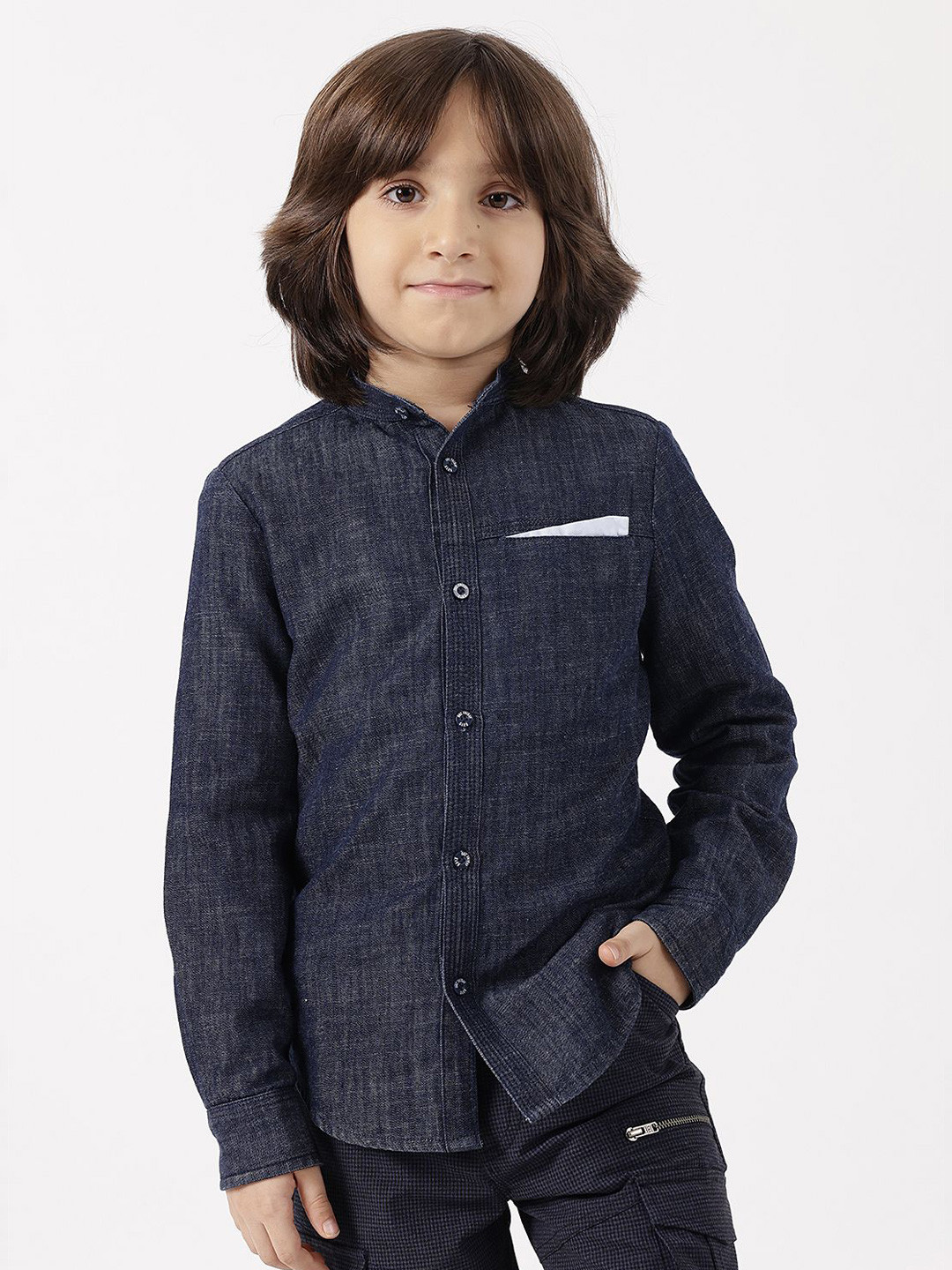 One Friday Boys Classic Pure Cotton Casual Shirt